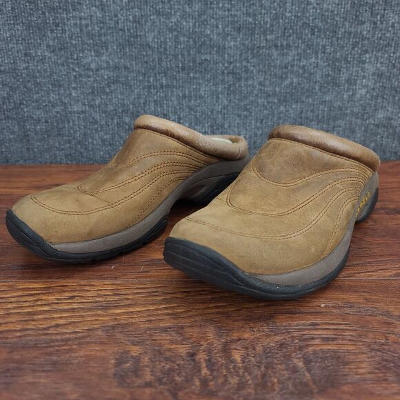 Merrell Jungle Moc Slip On Clogs Womens 7 Brown Suede Comfort Casual - Picture 4 of 14